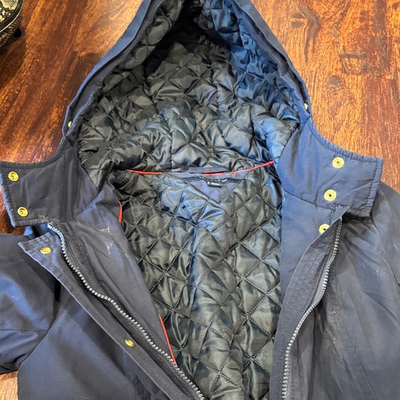 Tommy Hilfiger Dark Blue Hooded Utility Jacket - Picture 7 of 7